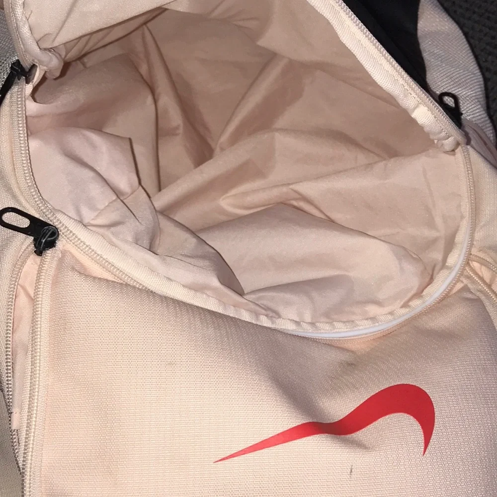 Nike Men’s Black and Light Pink Backpack